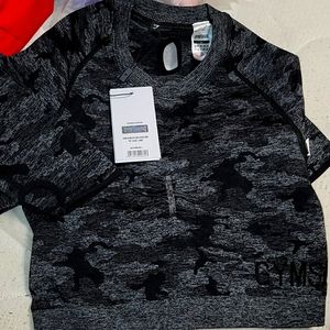 Gymshark Camo Croptop